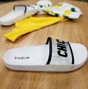 🥇😍 SHEIN Monochrome slides